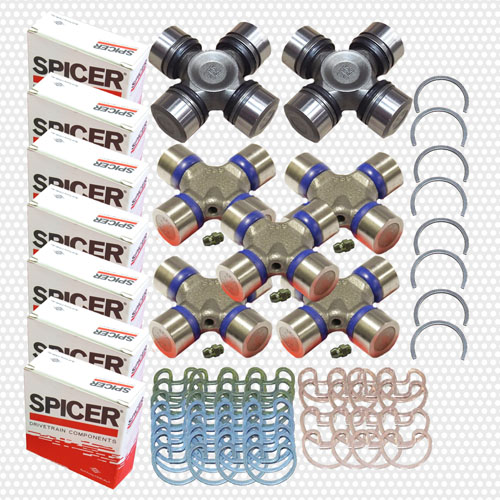 SPICER DRIVESHAFT/AXLESHAFT UJOINTS 1310 SERIES 7PC COMPLETE KIT