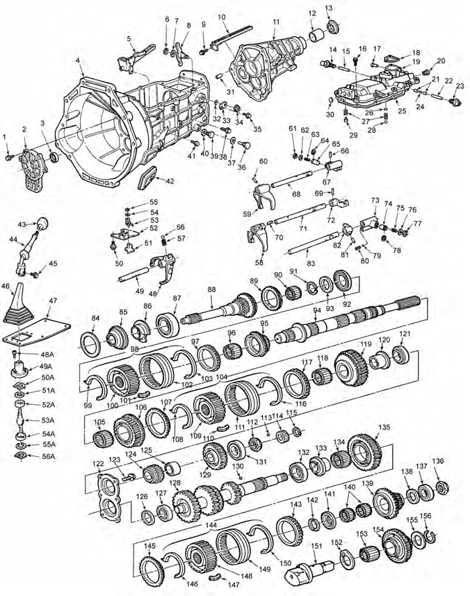 M5r2 Transmission Diagram With Parts List
